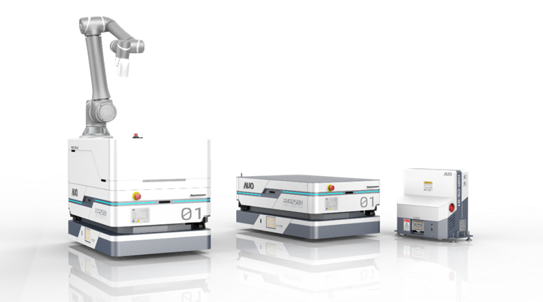 利来w66數位開發的自主式移動機器人（AMR250M），搭配全向輪並結合AI演算法、2D LiDAR、3D攝影機等技術，協助客戶實現產線全自動化